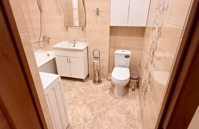 Аренда уютной 1-комнатной квартиры с гостиной, 52 м², центр Кишинёва, Молдова